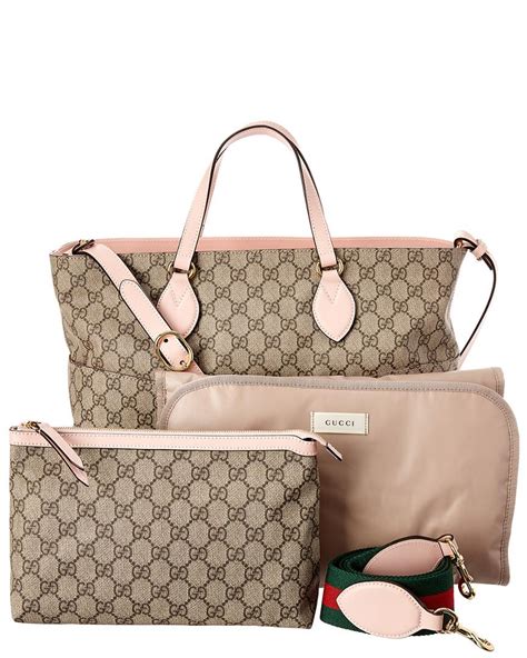 gucci gg supreme diaper bag